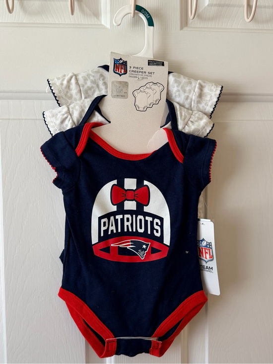 NFL Other - NFL Patriots Navy and Red Infant Onesie